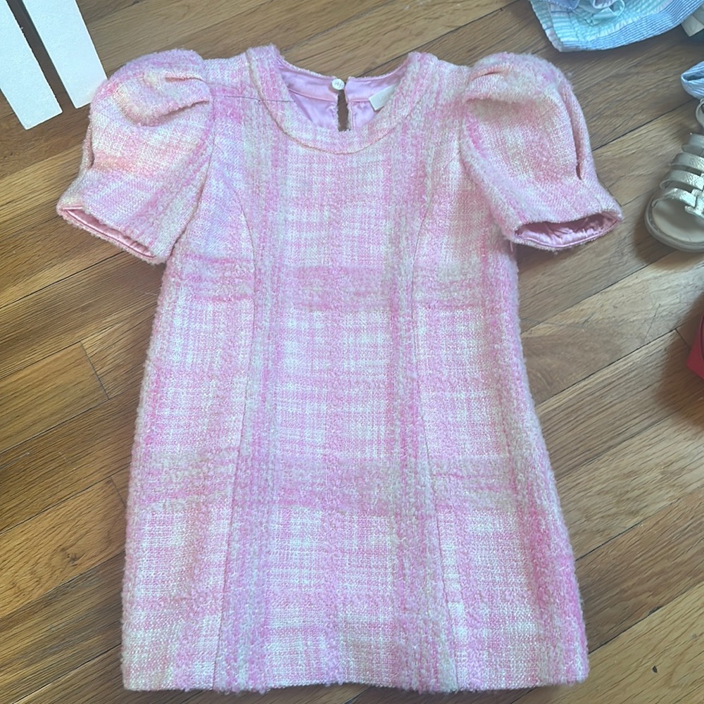 Loveshack Fancy Girls Boucle Dress